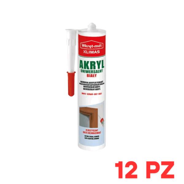 Sigillante acrilico per giunti e fughe - Wkret-Met - 12 PZ