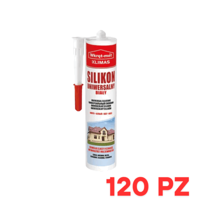Silicone Universale Trasparente 310ml Wkret-Met – 120 PZ