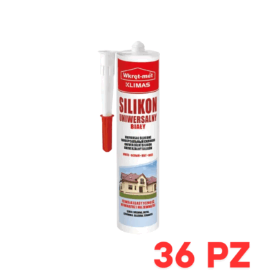 Silicone Universale Trasparente 310ml Wkret-Met – 36 PZ